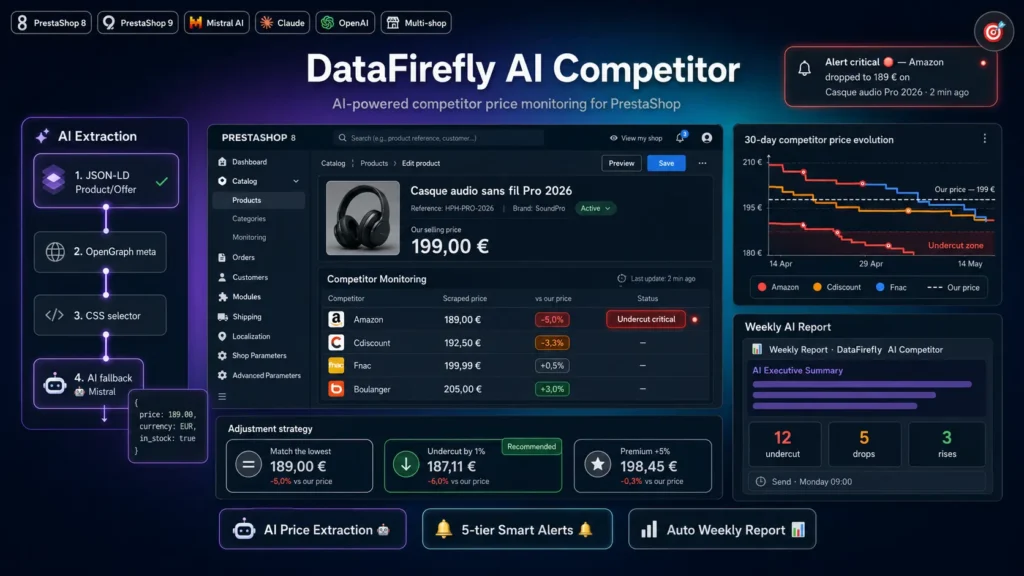 AI Competitor — Veille tarifaire concurrents avec IA