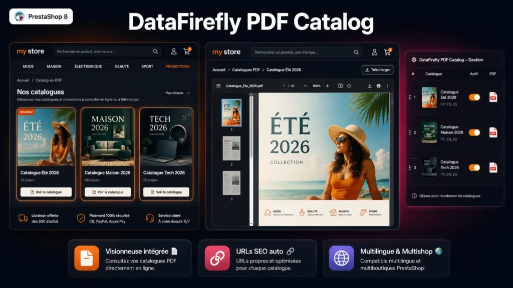 Catalogue PDF DataFirefly Prestashop