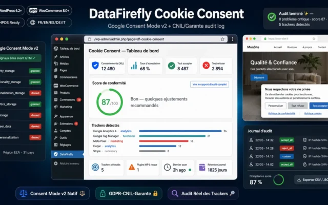 DataFirefly Cookie Consent — GDPR/CNIL & Google Consent Mode v2 for WordPress