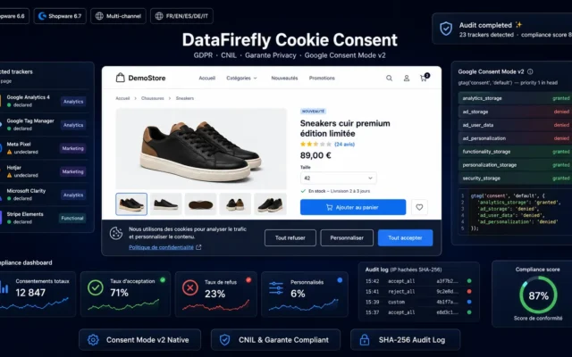 DataFirefly Cookie Consent — GDPR/CNIL & Google Consent Mode v2 for Shopware 6