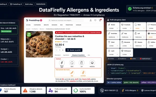 DataFirefly Allergens & Ingredients