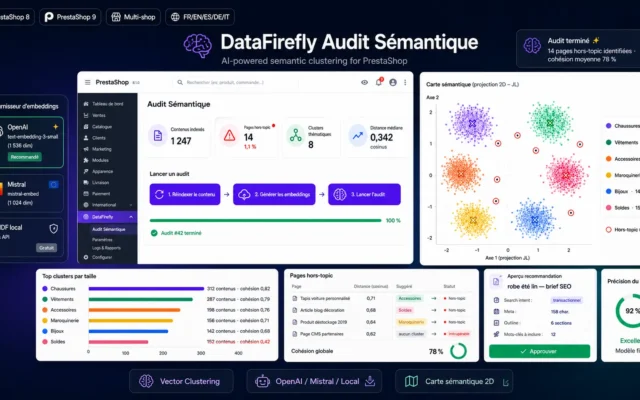 AI Semantic Audit — Vector clustering for PrestaShop 8 & 9