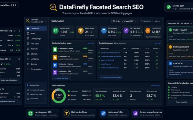 Recherche à Facettes & SEO PrestaShop