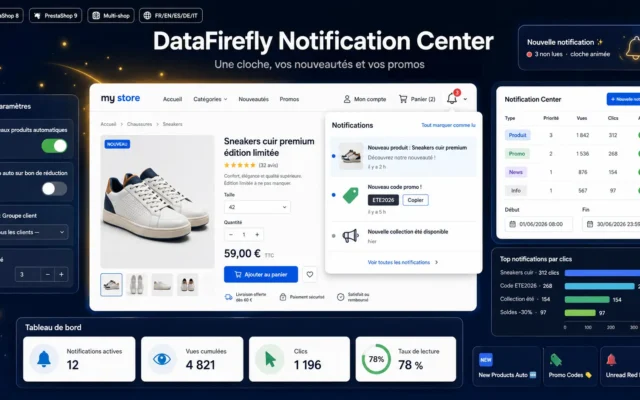 DataFirefly Notification Center Prestashop