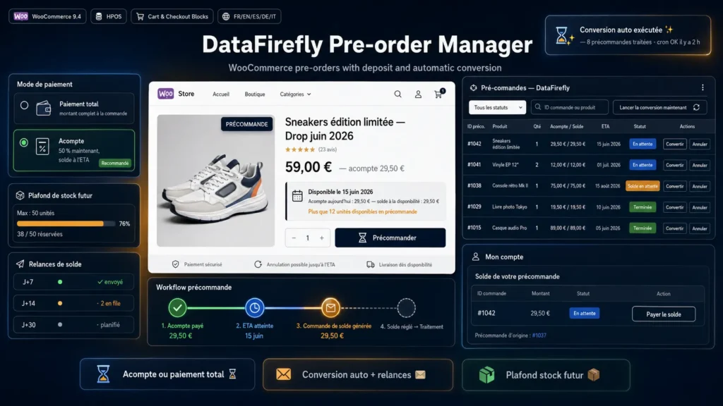 Pre-order Manager