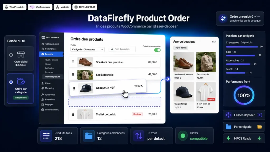 DataFirefly Product Order Woocommerce
