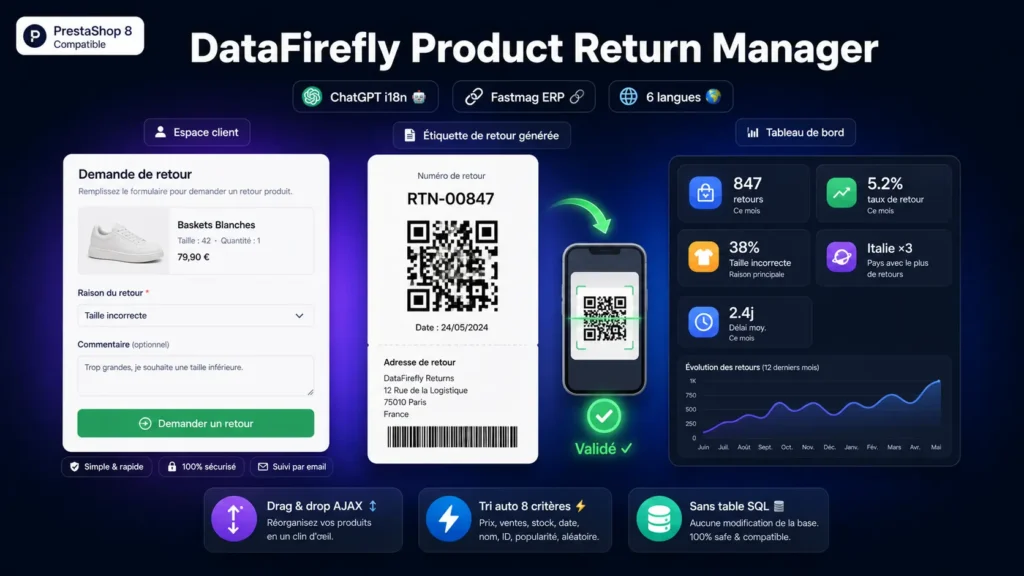 DataFirefly Product Return Manager - Retour produit