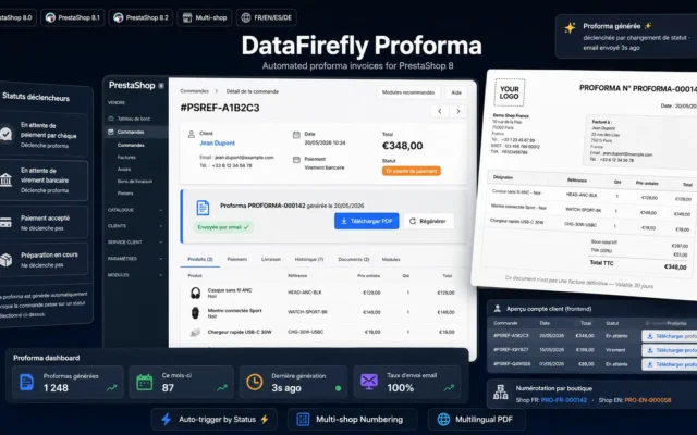DataFirefly Proforma Prestashop Module
