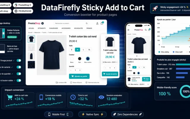 Botón Añadir al carrito sticky para PrestaShop