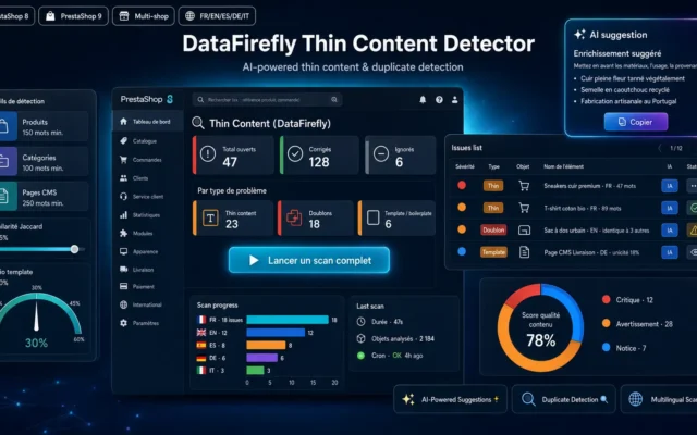Thin Content Detector — AI Thin Content Detection for PrestaShop 8/9