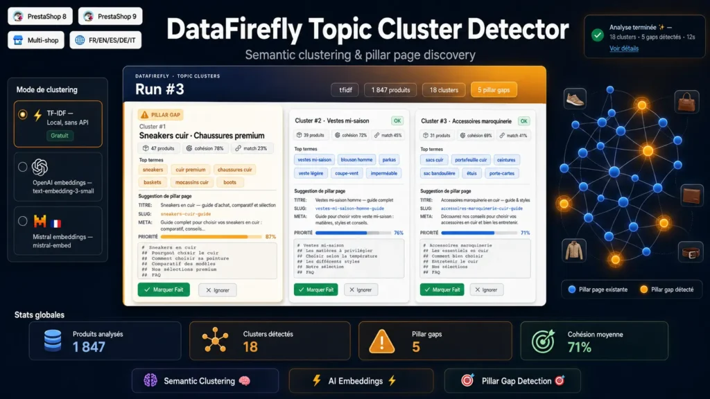 Détecteur de Topic Clusters
