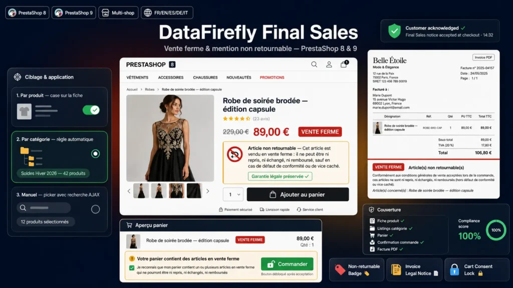Final Sales Module Prestashop