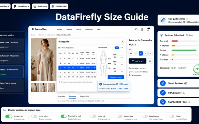 Guide des Tailles Prestashop