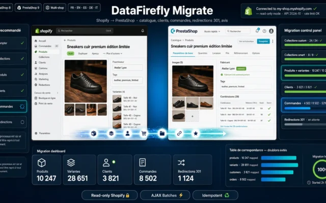Shopify to PrestaShop Migration