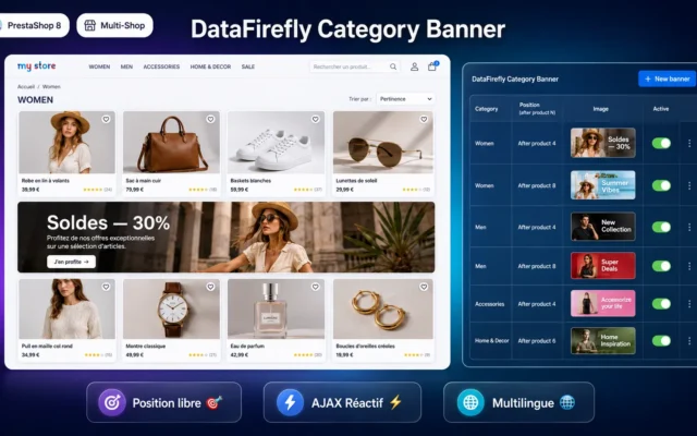 Module Bannière Catégorie PrestaShop 8