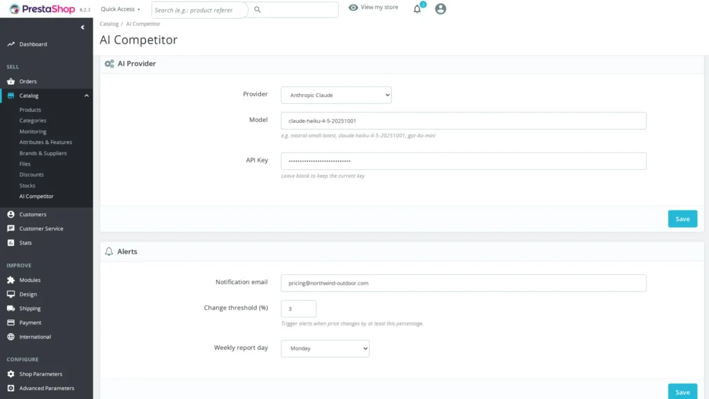 AI Competitor: monitoring cen konkurencji z AI
