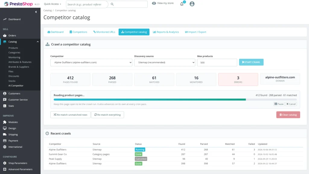 AI Competitor: monitoring cen konkurencji z AI