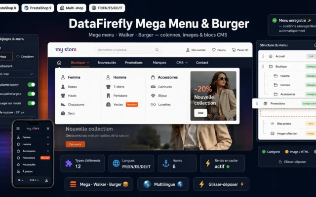 DataFirefly Mega Menu Burger Walker Module Presta