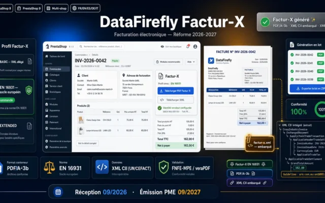 DataFirefly Factur-X Prestashop