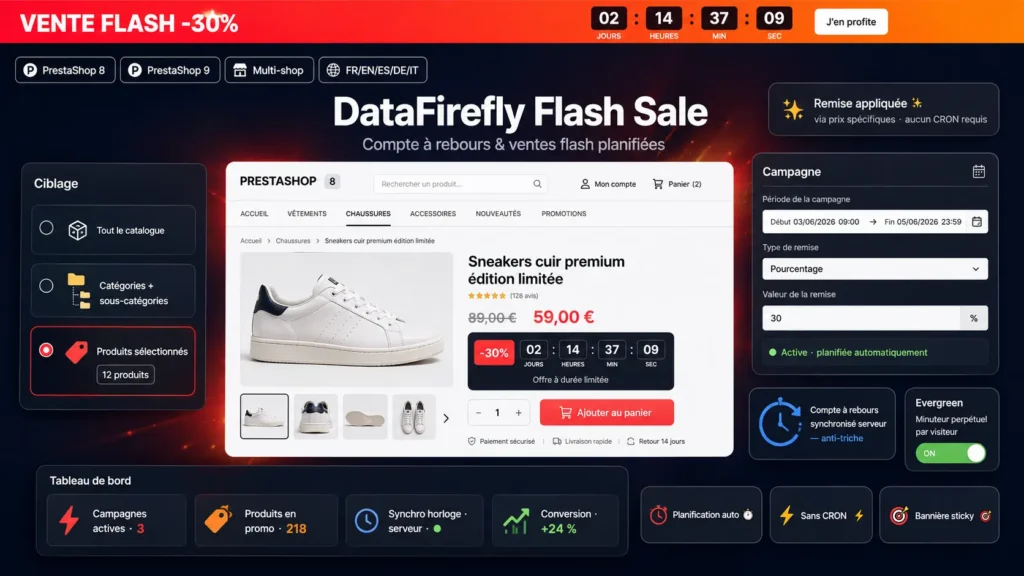 Flash Sale Module Prestashop