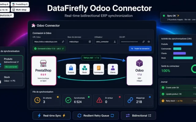 Connecteur Odoo pour PrestaShop 8 & 9