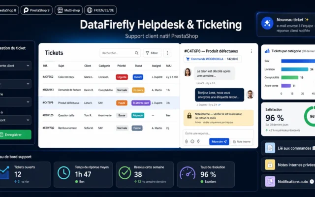 DataFirefly Helpdesk & Ticketing Module Prestashop