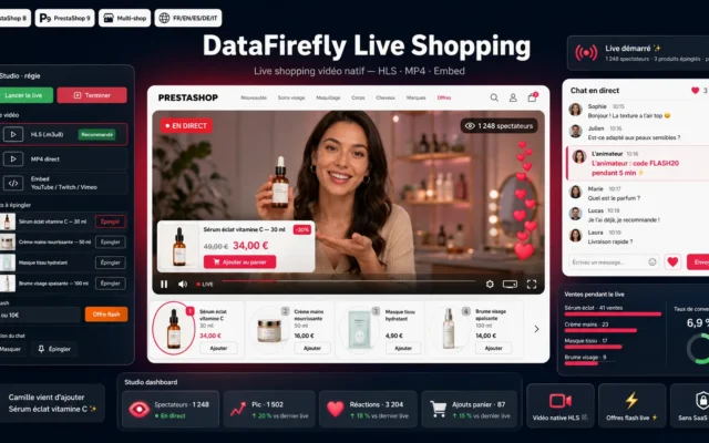 DataFirefly Live Shopping Module Prestashop