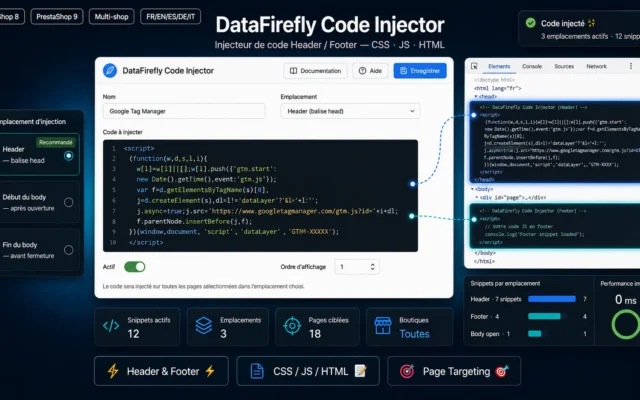 Injecteur de code Header/Footer (CSS/JS)