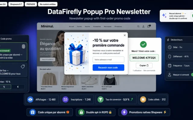 Popup Pro Newsletter — Shopware 6