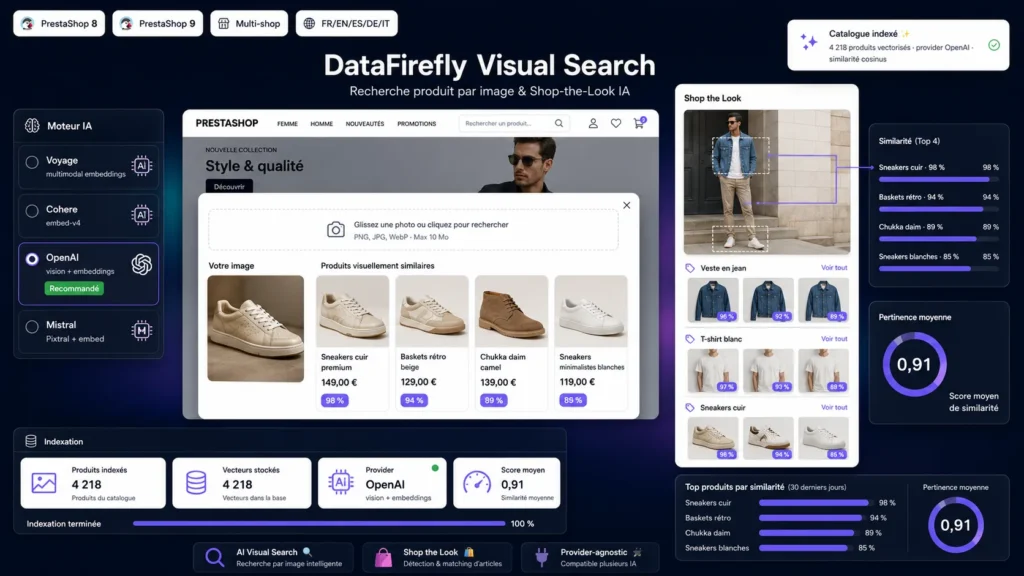 Recherche Visuelle par Image & Shop the Look IA