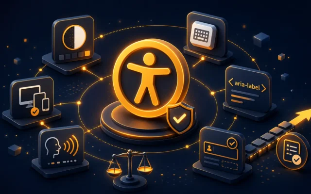 Illustration de l'article sur l'accessibilité WCAG 2.2 et l'European Accessibility Act pour PrestaShop