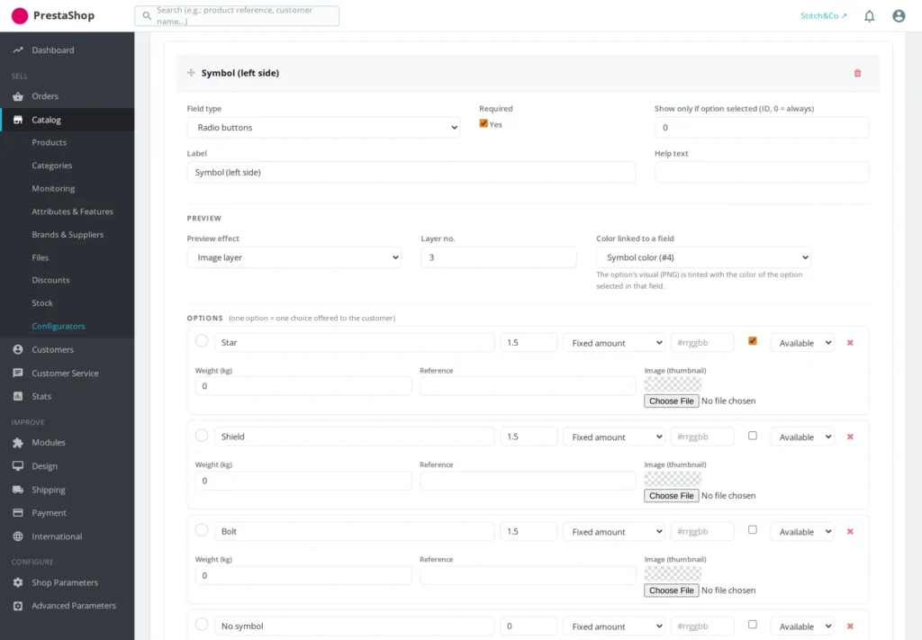 Productconfigurator in Stappen: Visuele Opties, Live Voorbeeld & Prijsimpact (PrestaShop 8 & 9)