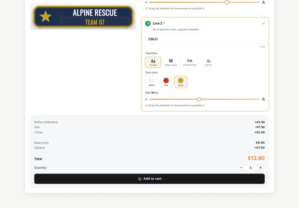 Productconfigurator in Stappen: Visuele Opties, Live Voorbeeld & Prijsimpact (PrestaShop 8 & 9)