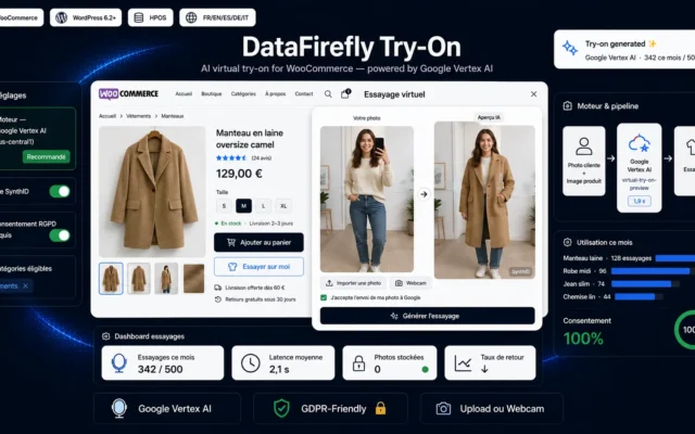 Essayage virtuel IA pour WooCommerce