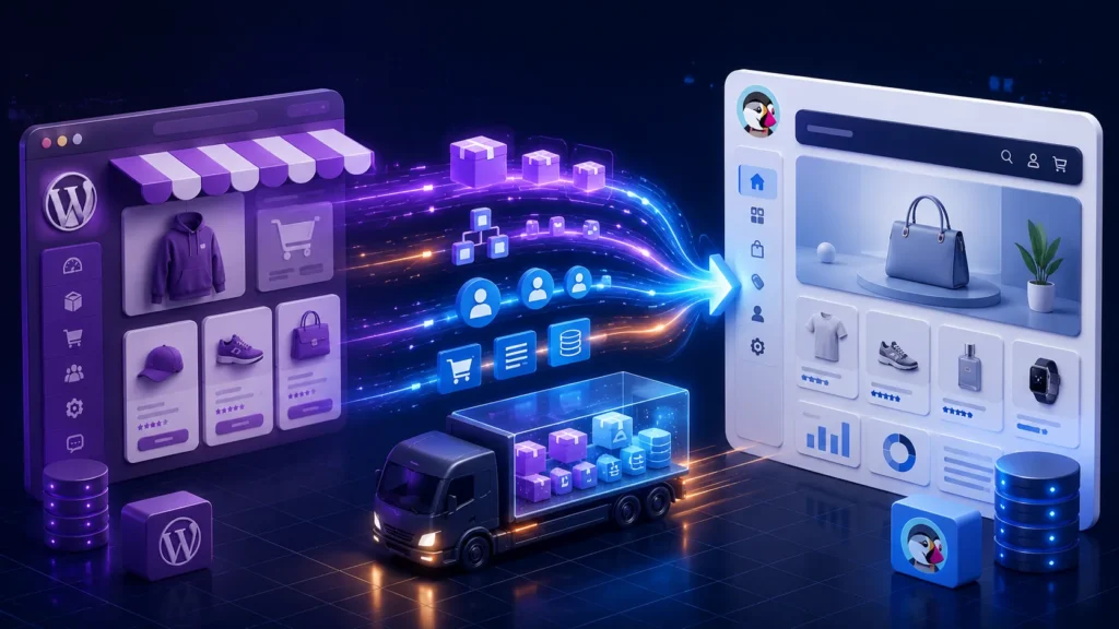 Migration WooCommerce vers PrestaShop 8 & 9