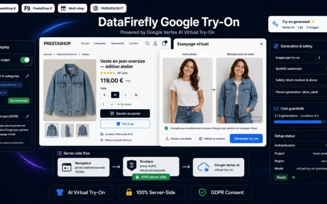 Module Essayage Virtuel IA (Try-On) pour PrestaShop