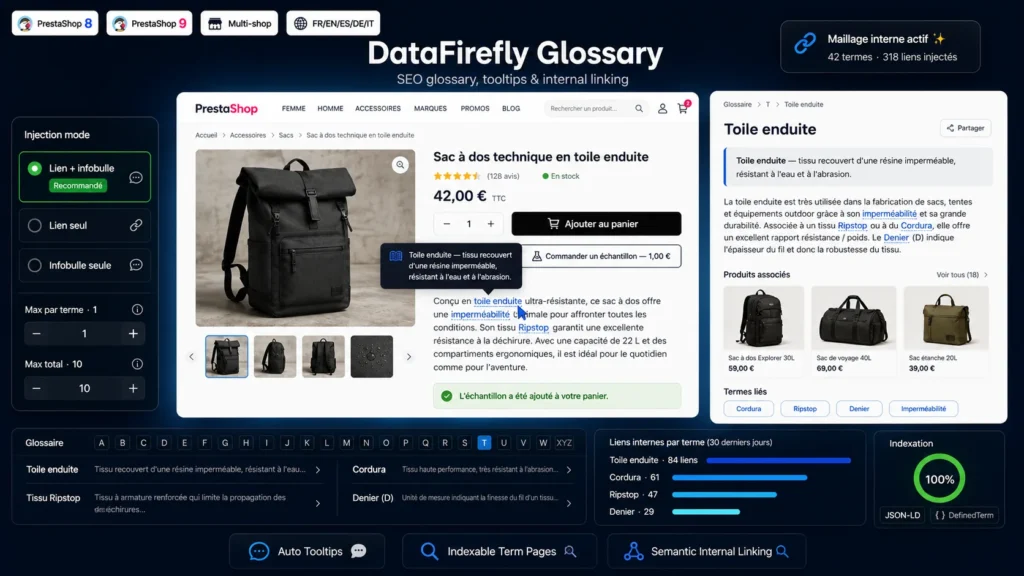 Module Questions/Réponses Produit PrestaShop 8/9 — Q&R avec Rich Snippets QAPage