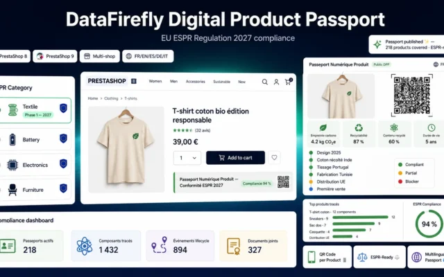 Passeport Numérique Produit (DPP) — Conformité ESPR pour PrestaShop