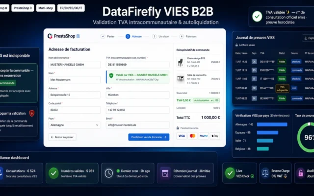 Validazione di una partita IVA intracomunitaria tramite VIES al checkout B2B di PrestaShop