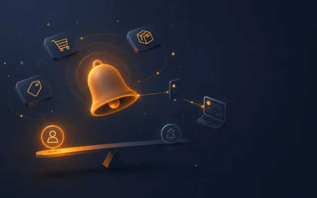 Illustration de l'article sur les notifications push web comme levier de réengagement en 2026