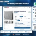 Calculadora de cantidad para azulejos, pintura y papel pintado en una ficha de producto PrestaShop 8 y 9
