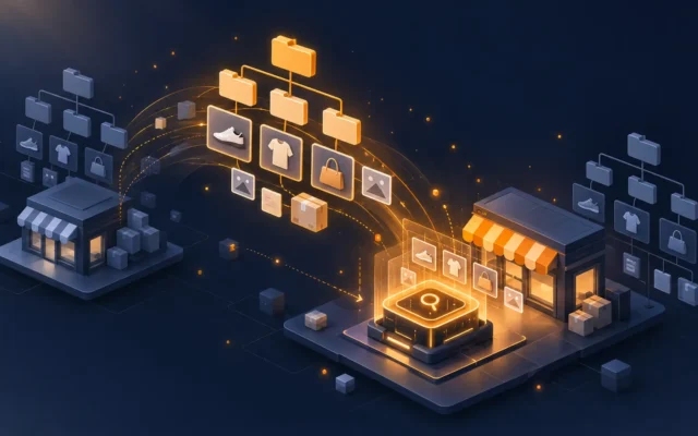 Comment dupliquer une catégorie complète vers une autre boutique PrestaShop ?
