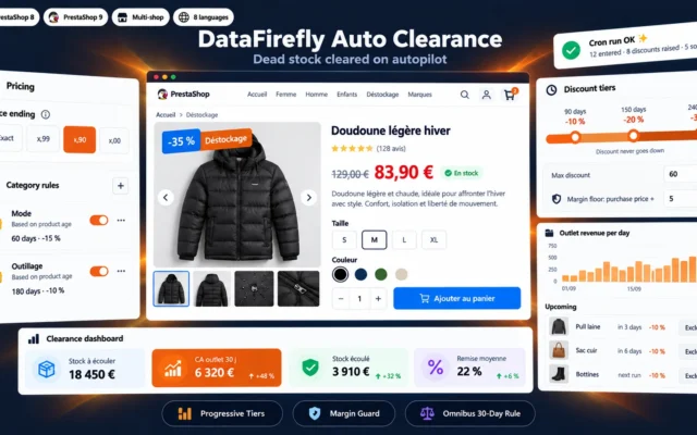 Automatische Uitverkoop van Winkeldochters PrestaShop 8 & 9