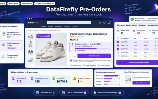 Moduł Przedsprzedaży PrestaShop 8 i 9: Sprzedaż Produktów Niedostępnych