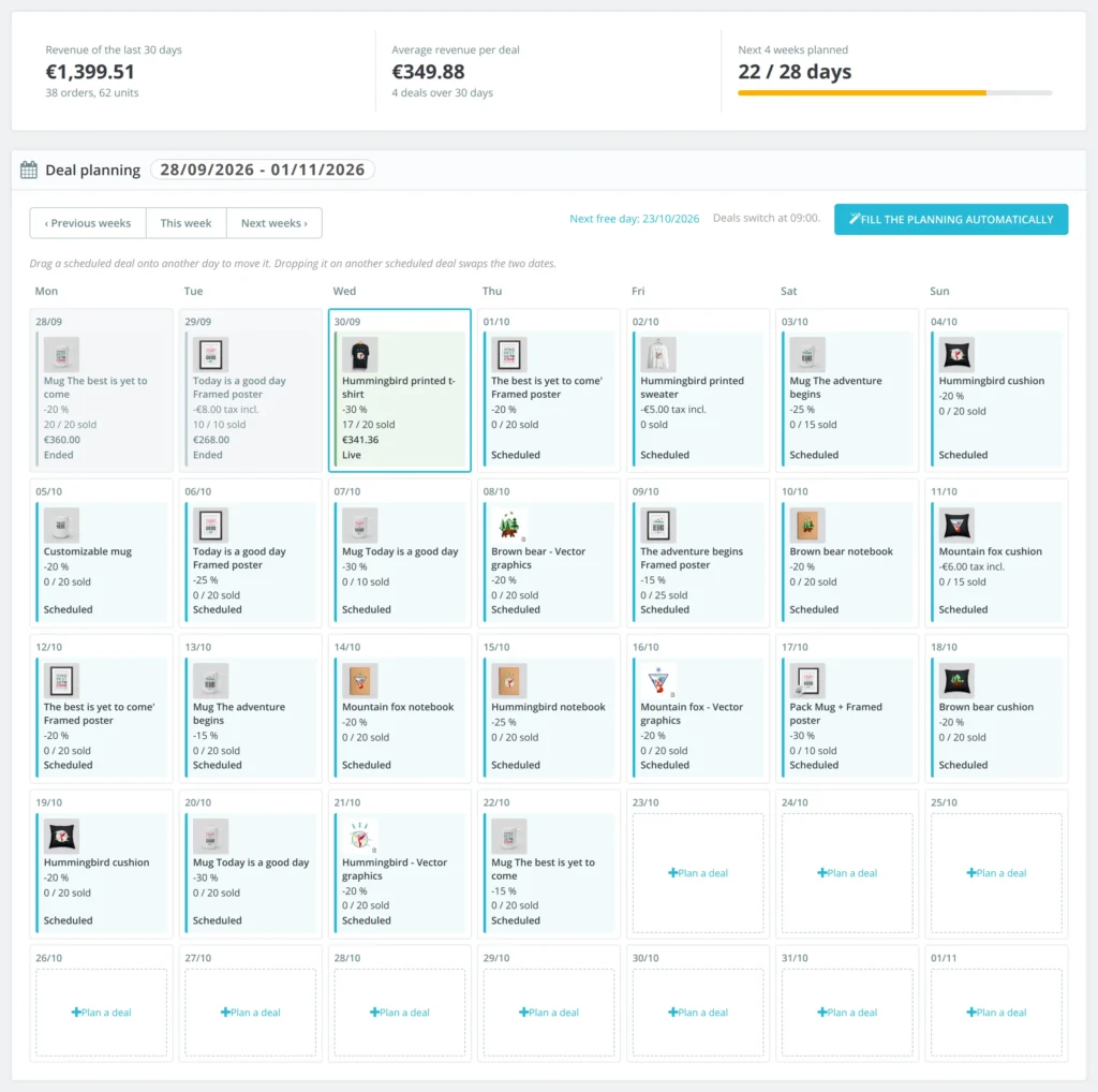 Angebot des Tages für PrestaShop 8 & 9 mit Countdown und begrenztem Bestand