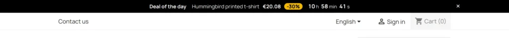 Angebot des Tages für PrestaShop 8 & 9 mit Countdown und begrenztem Bestand